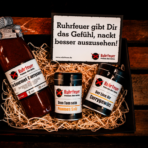Currywurst Pommes Starterpack – Mild (Klein)