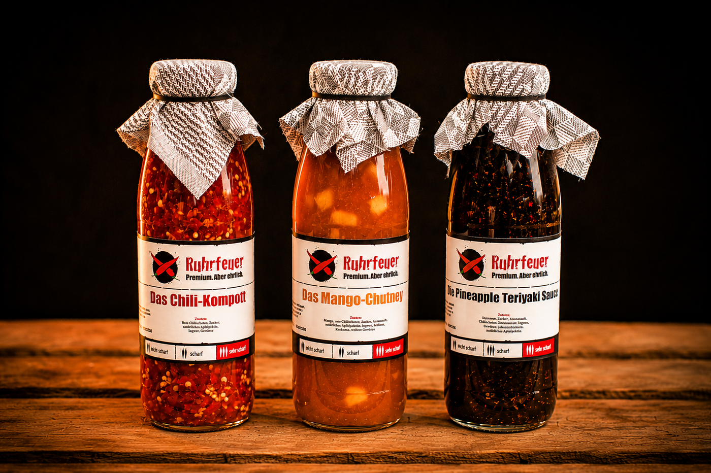 Soßen Set – Mango, Chili & Teriyaki